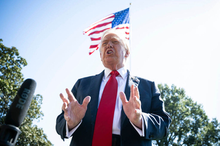 President Donald Trump on Oct. 5. 