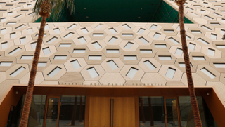 The Audrey Irmas Pavilion, an event space for Wilshire Boulevard Temple.