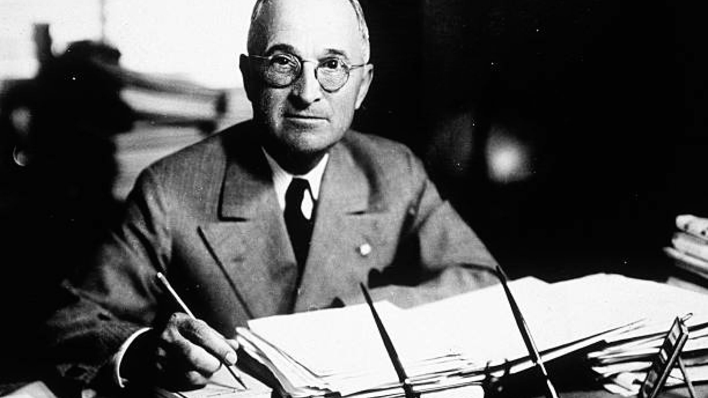  President Harry Truman in 1945.