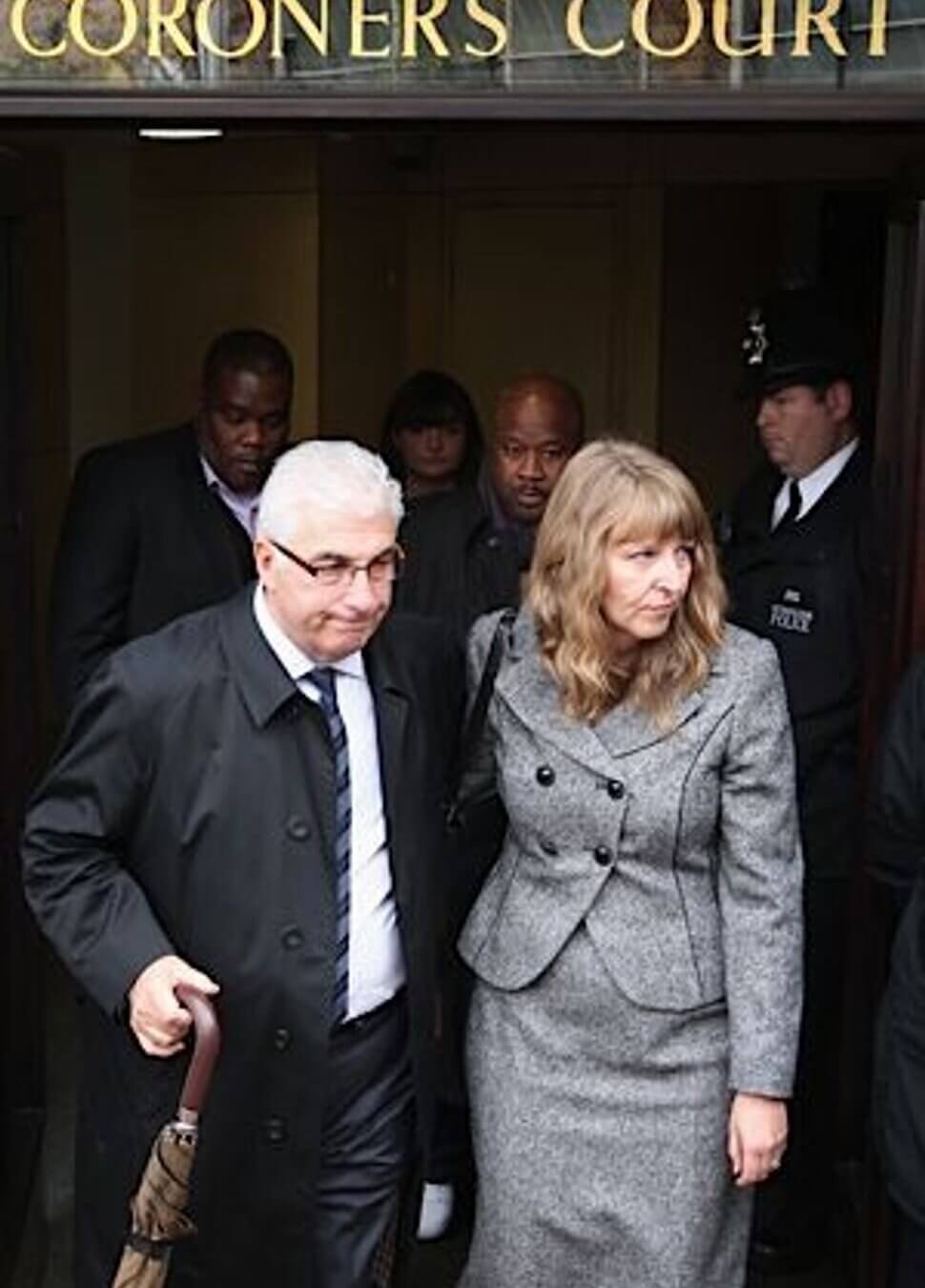 Amy Winehouse Parents Leaving St Pancras Coroner's Court.