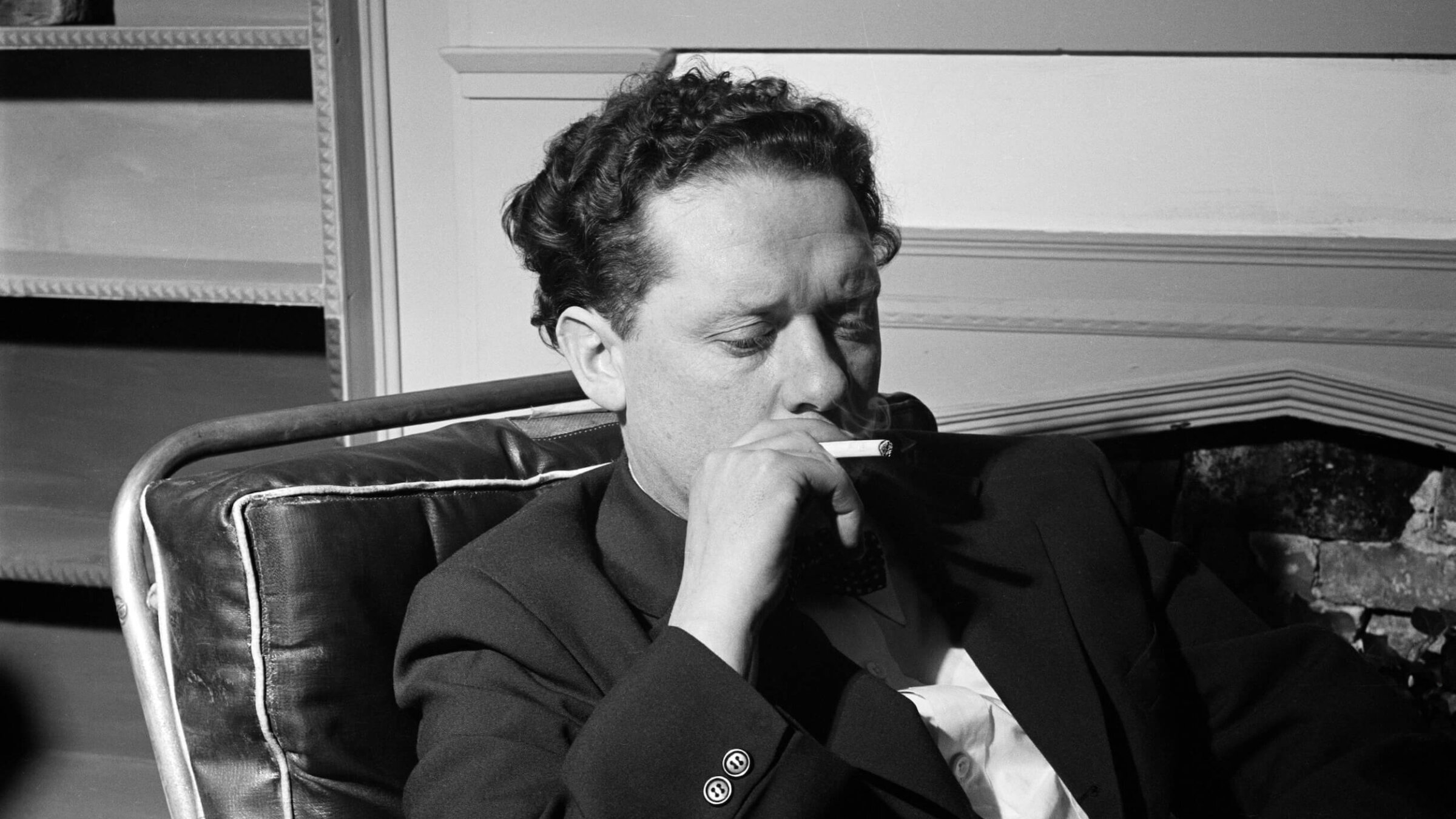 Welsh poet Dylan Thomas.