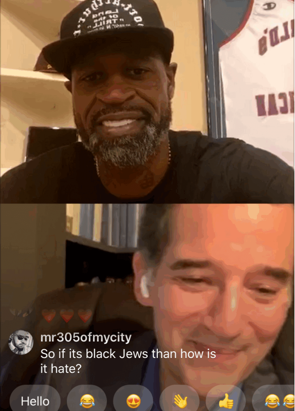 Stephen Jackson speaks on Instagram Lie with Rabbi David Wolpe
