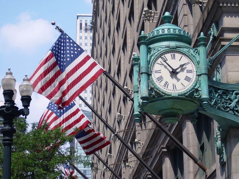 Marshall Field & Co. Clock in Chicago 