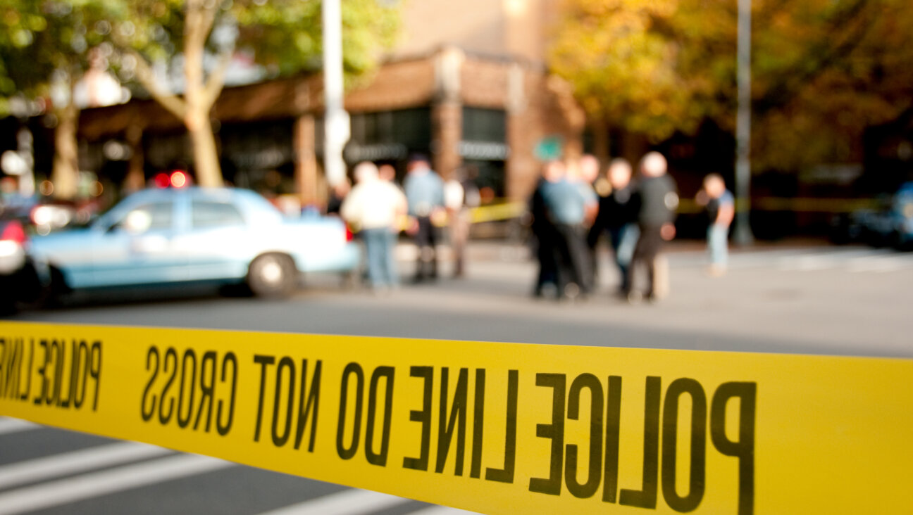 A police crime scene. 