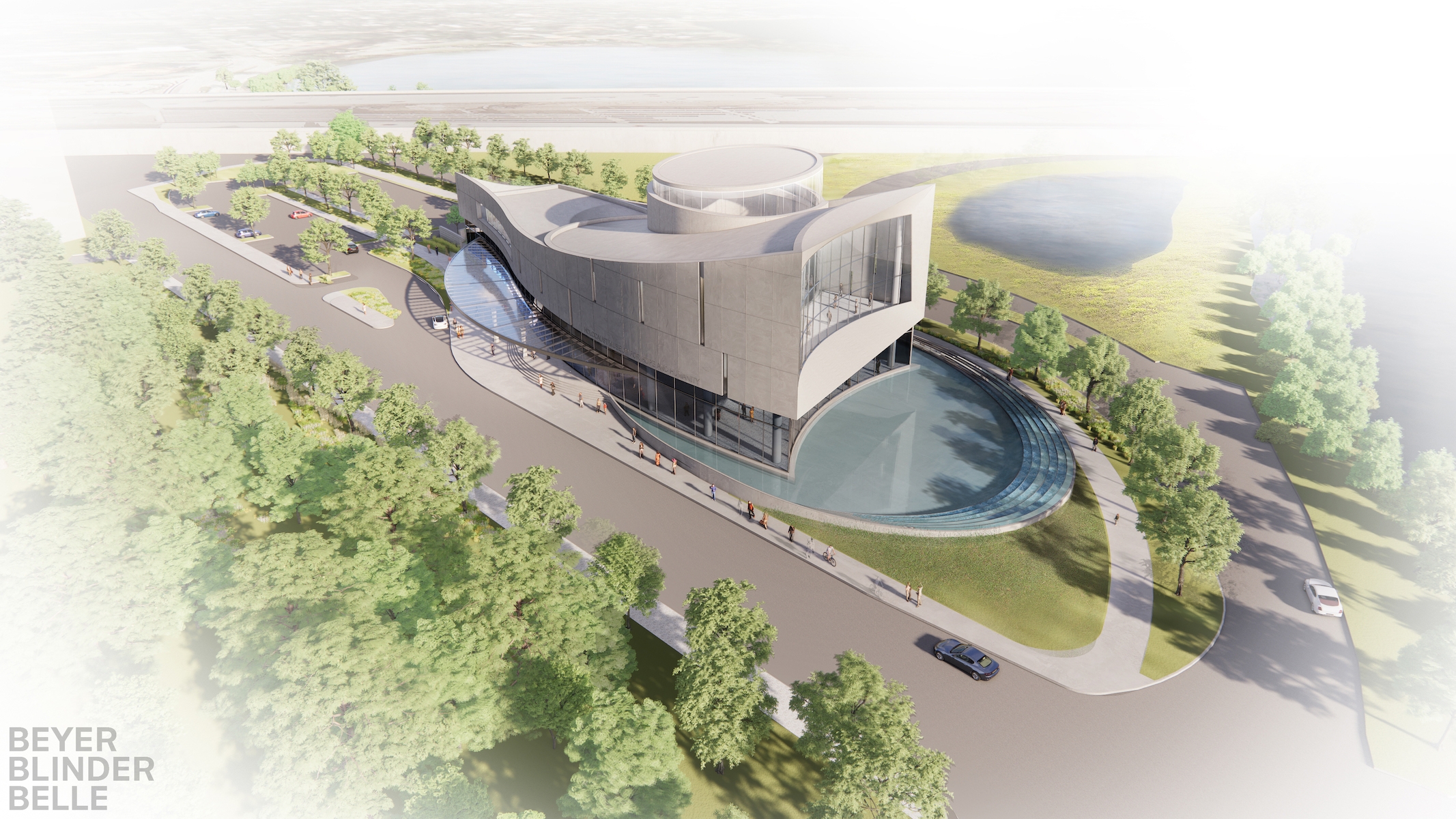 Rendering of the new Holocaust Museum for Hope & Humanity in downtown Orlando. (Courtesy of Beyer Blinder Belle and the Holocaust Museum for Hope & Humanity.)