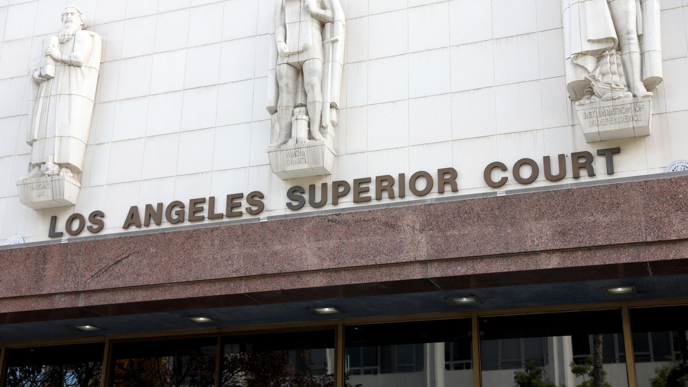 The Stanley Mosk Courthouse in Los Angeles, California. (Photo by Rich Fury/Getty Images)