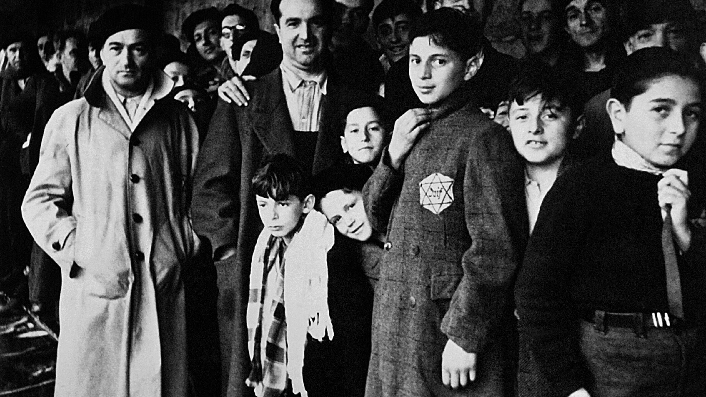 Jews in the Drancy transit camp in France, their last stop before the German concentration camps, in Jan. 1942.
