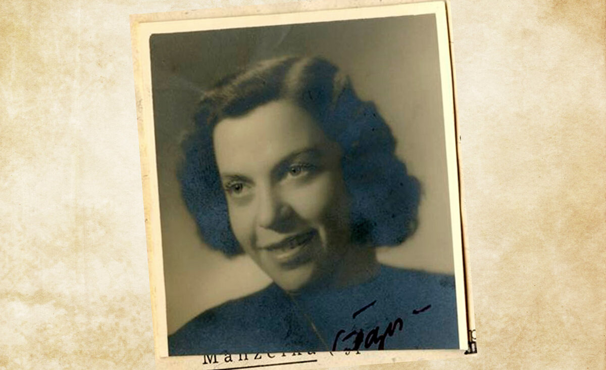 The only surviving photo of Julia Skodova.