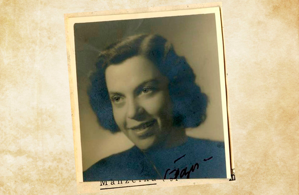 The only surviving photo of Julia Skodova
