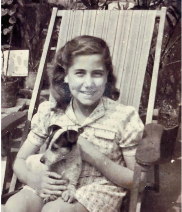 Ruth Hass Meissner, seen here at age 13, was born in Czechoslovakia and survived three years in Theresienstadt