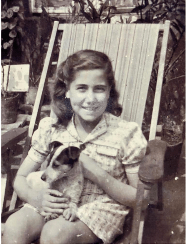 Ruth Hass Meissner, seen here at age 13, was born in Czechoslovakia and survived three years in Theresienstadt