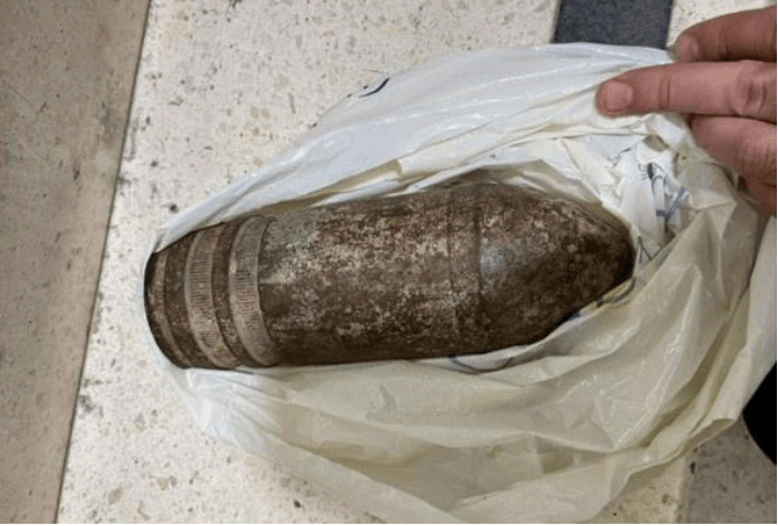American tourists brought an unexploded shell to Ben Gurion Airport
