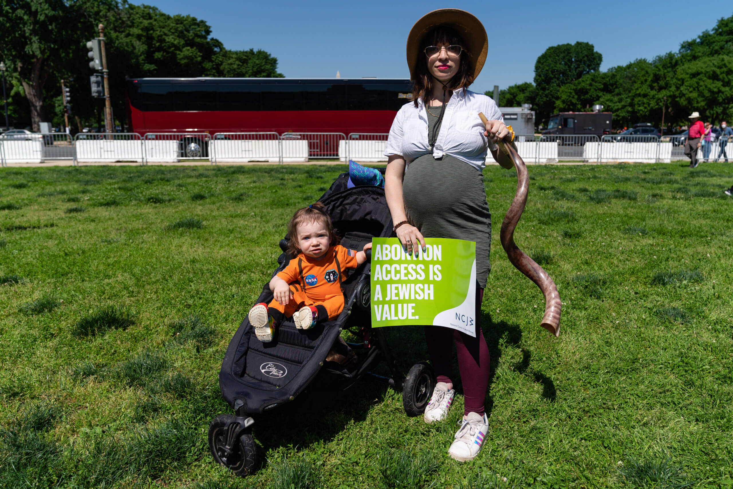 ‘Whose religious freedom?’ Scenes from a Jewish rally for abortion