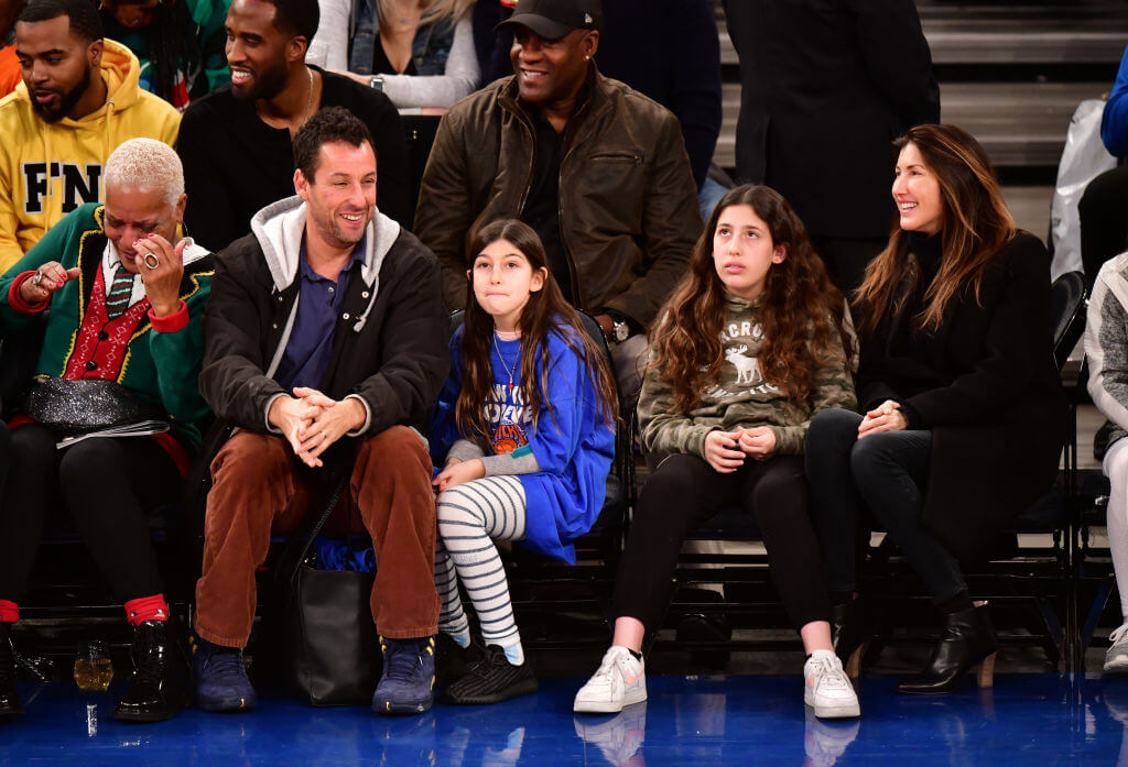 Adam Sandler, Sunny Sandler, Sadie Sandler and Jackie Sandler in 2018