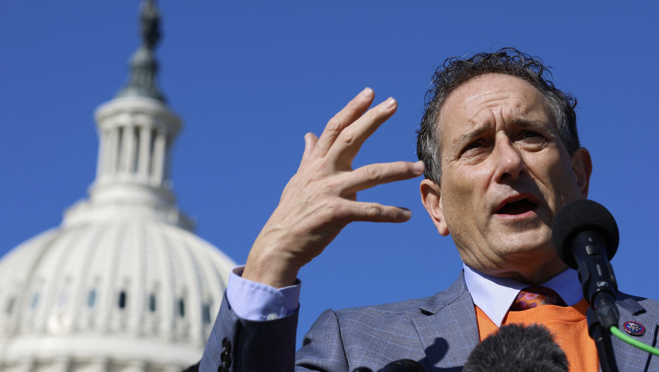 Rep. Andy Levin (D-MI) announces legislation on safe gun storage during a news conference outside the U.S. Capitol on February 08, 2022