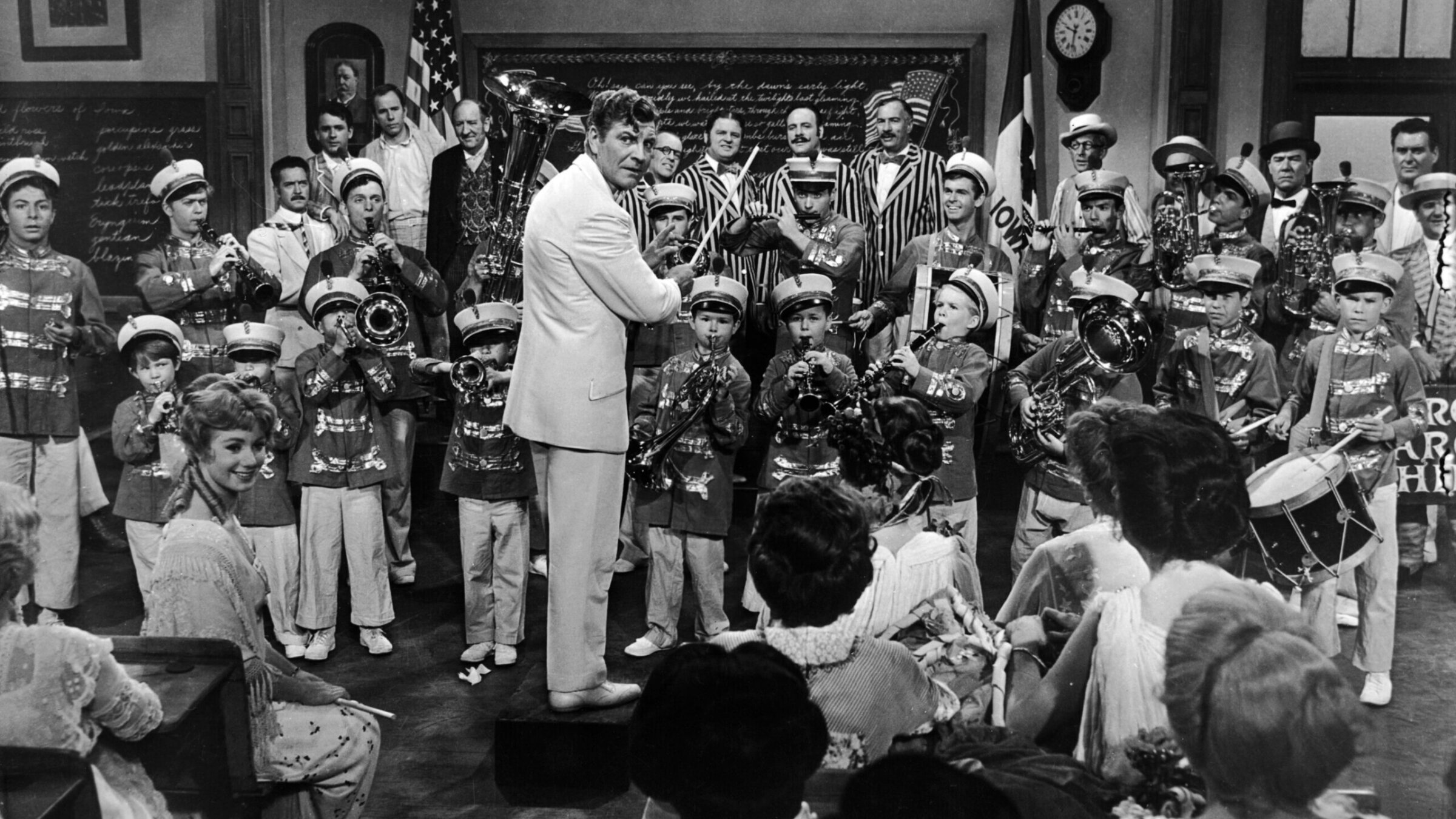 Robert Preston and Shirley Jones in the 1962 film of "The Music Man."