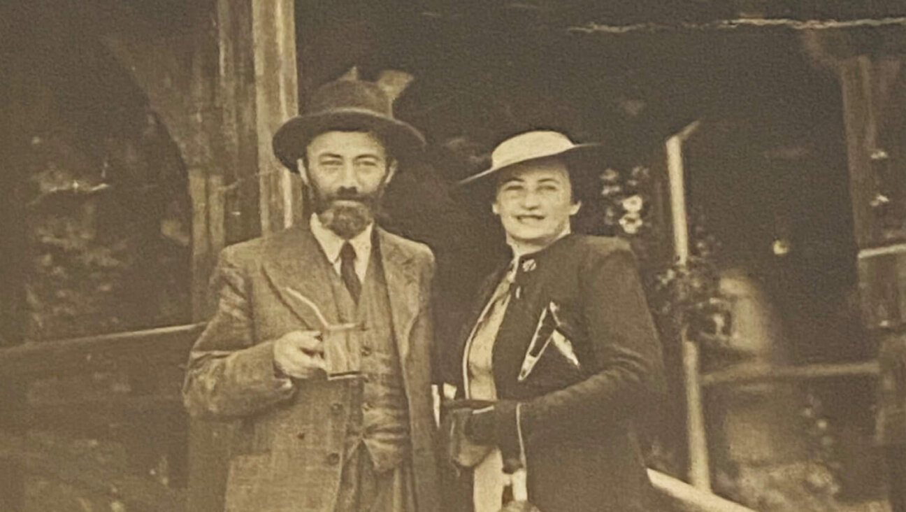 Naftali Gartner and his wife, Chana Backenroth Gartner, were in their forties when they were murdered by the Nazis. They are pictured here in a resort when they were in their thirties.
