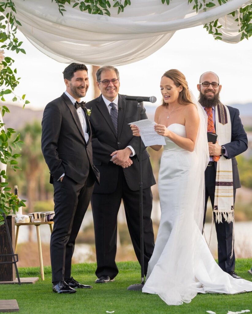 Las Vegas Jewish Wedding at Temple Beth Sholom