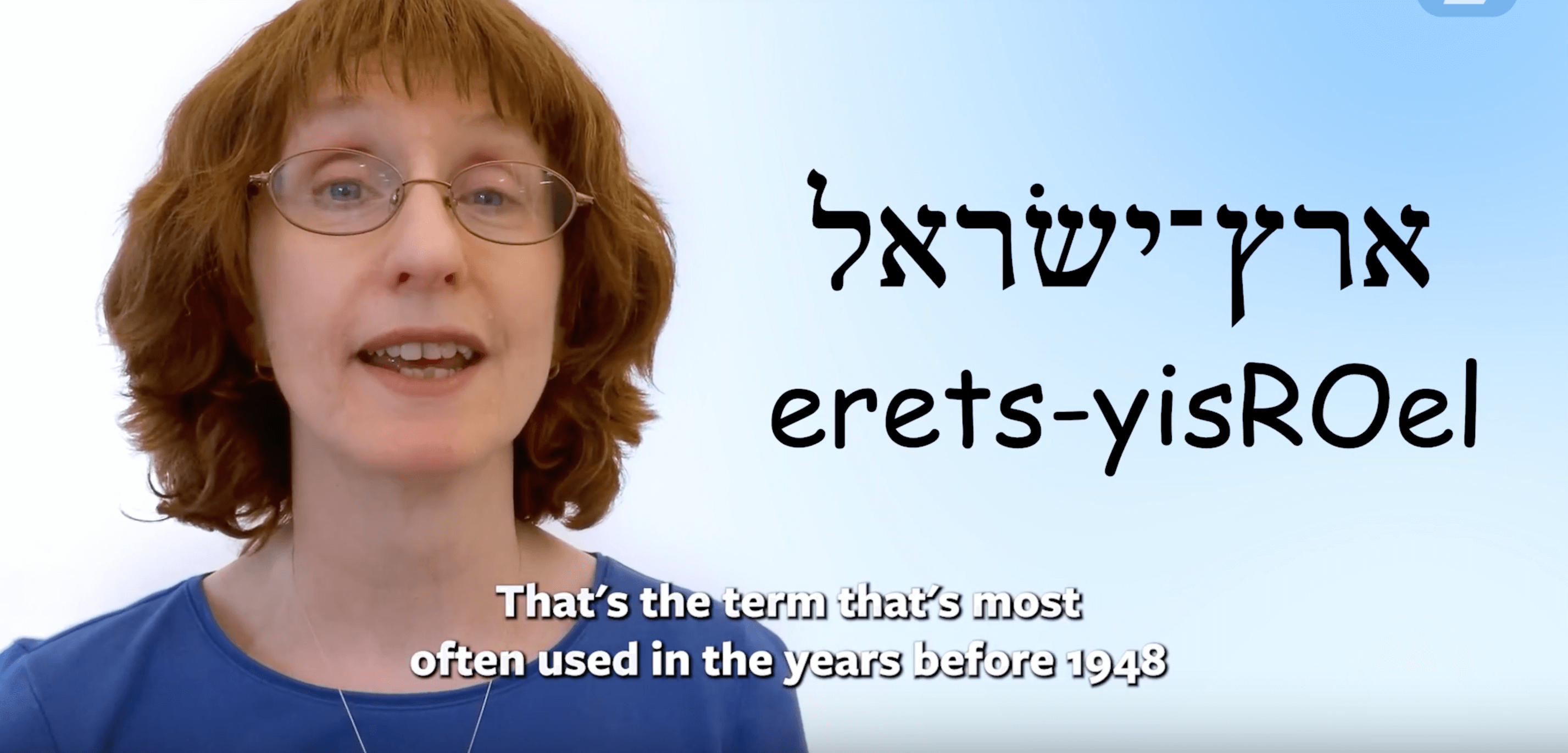 VIDEO Yiddish Word of the Day Israel The Forward