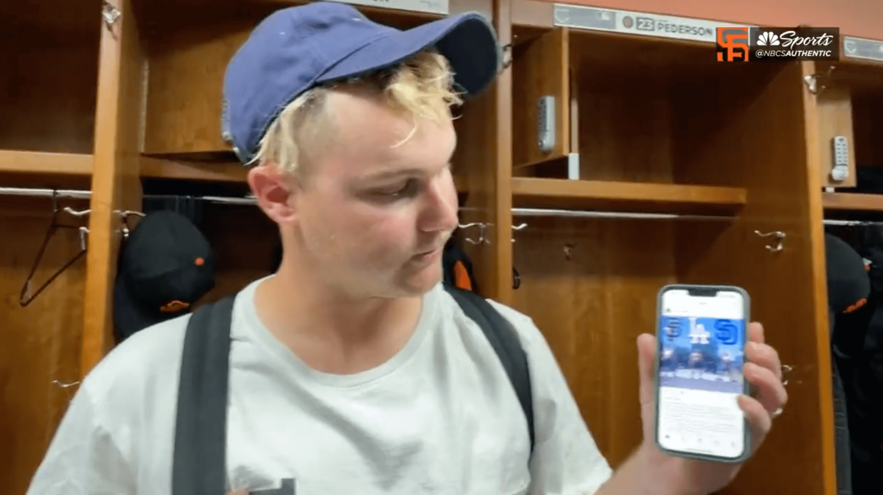 Joc Pederson sending his pearl necklace to Baseball Hall of Fame