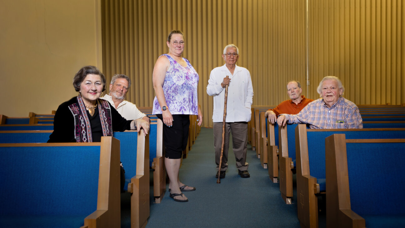 All but one of the remaining congregants of Temple Emanu-El in Longview, Texas (from left to right): 
Natalie Rabicoff, Jeff Milstein, Laura Romine, Dr. Raul Zapata, Howard “Rusty” Milstein and Mendy Rabicoff