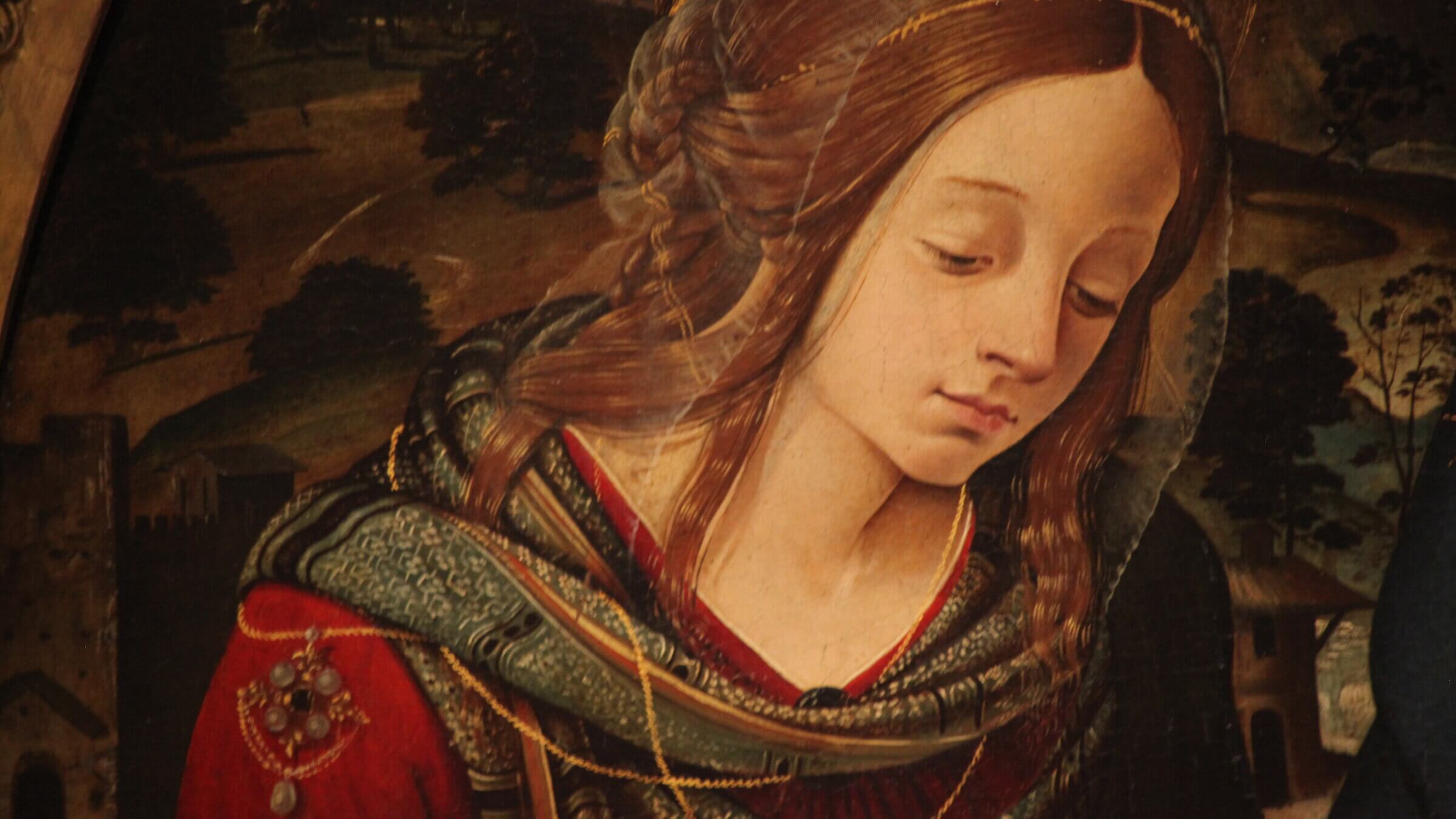 "Virgin with Child," by 15th century painter Piero di Cosimo.