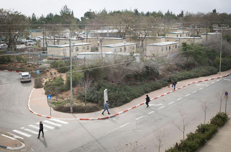 A view of the Ariel University campus in the West Bank settlement of Ariel, Jan. 25, 2017. (Sebi Berens/Flash90)