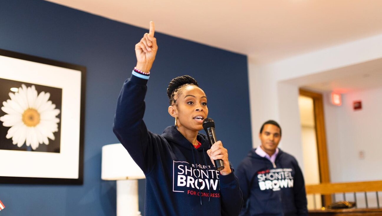 Rep. Shontel Brown campaigns with Rep. Ritchie Torres in Cleveland, Ohio on Saturday, April 30, 2022