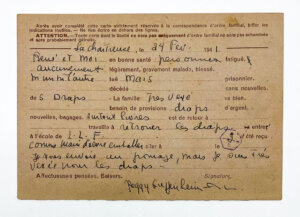 A telegram from Peggy Guggenheim organizing the evacuation of her art collection from Vichy France.