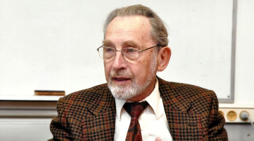 Survivor and Talmud scholar Rabbi David Weiss Halivni was associated with Columbia University for 35 years. (Chaim Meyersdorf/Wikimedia Commons)
