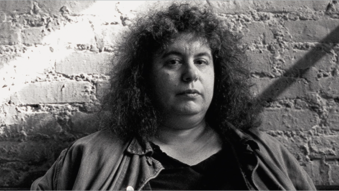 Andrea Dworkin circa 1998, as seen in the documentary film “My Name Is Andrea.”
