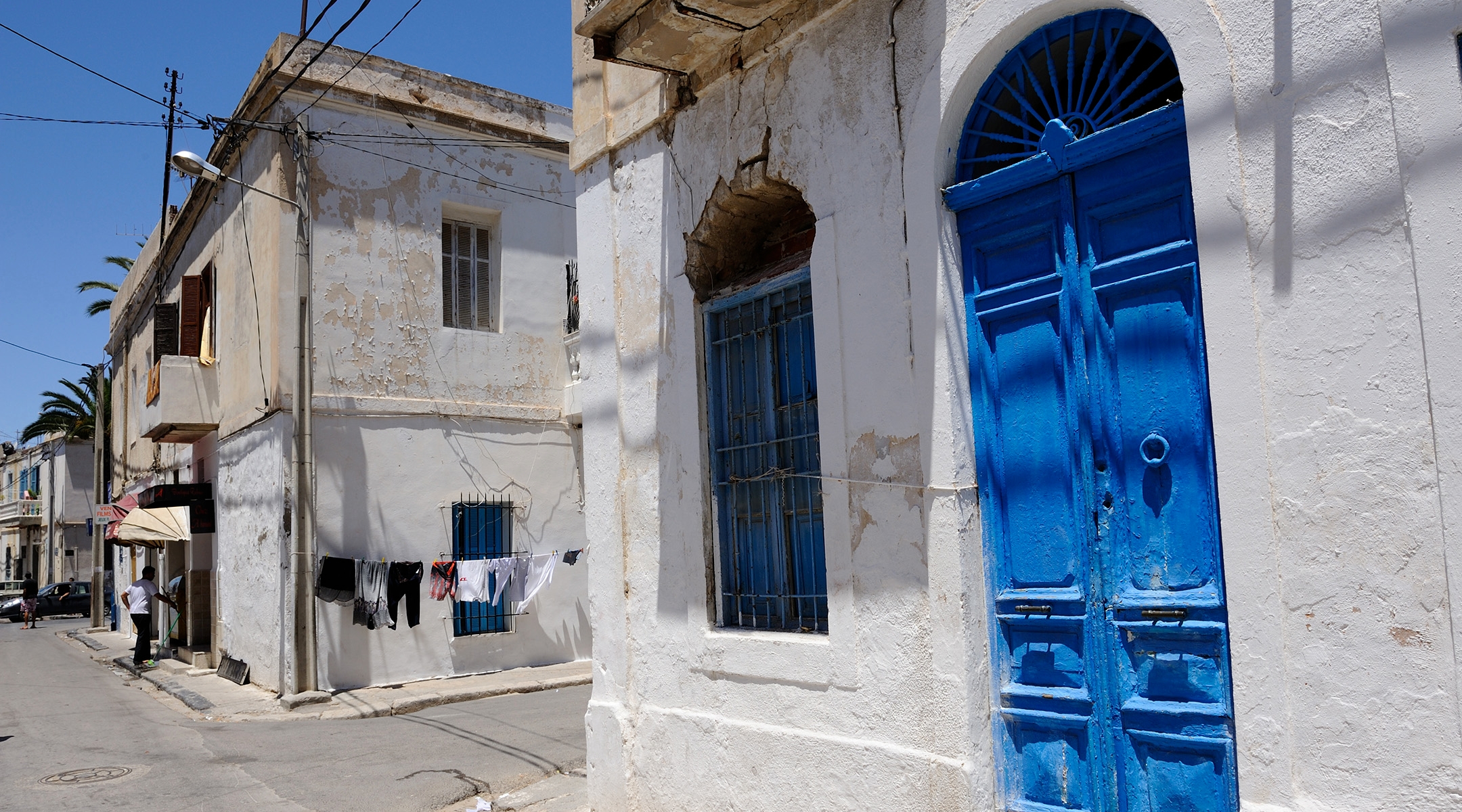 Residents walk along the streets of Tunis, May 15, 2015. (Frédéric Soltan/Corbis via Getty Images)