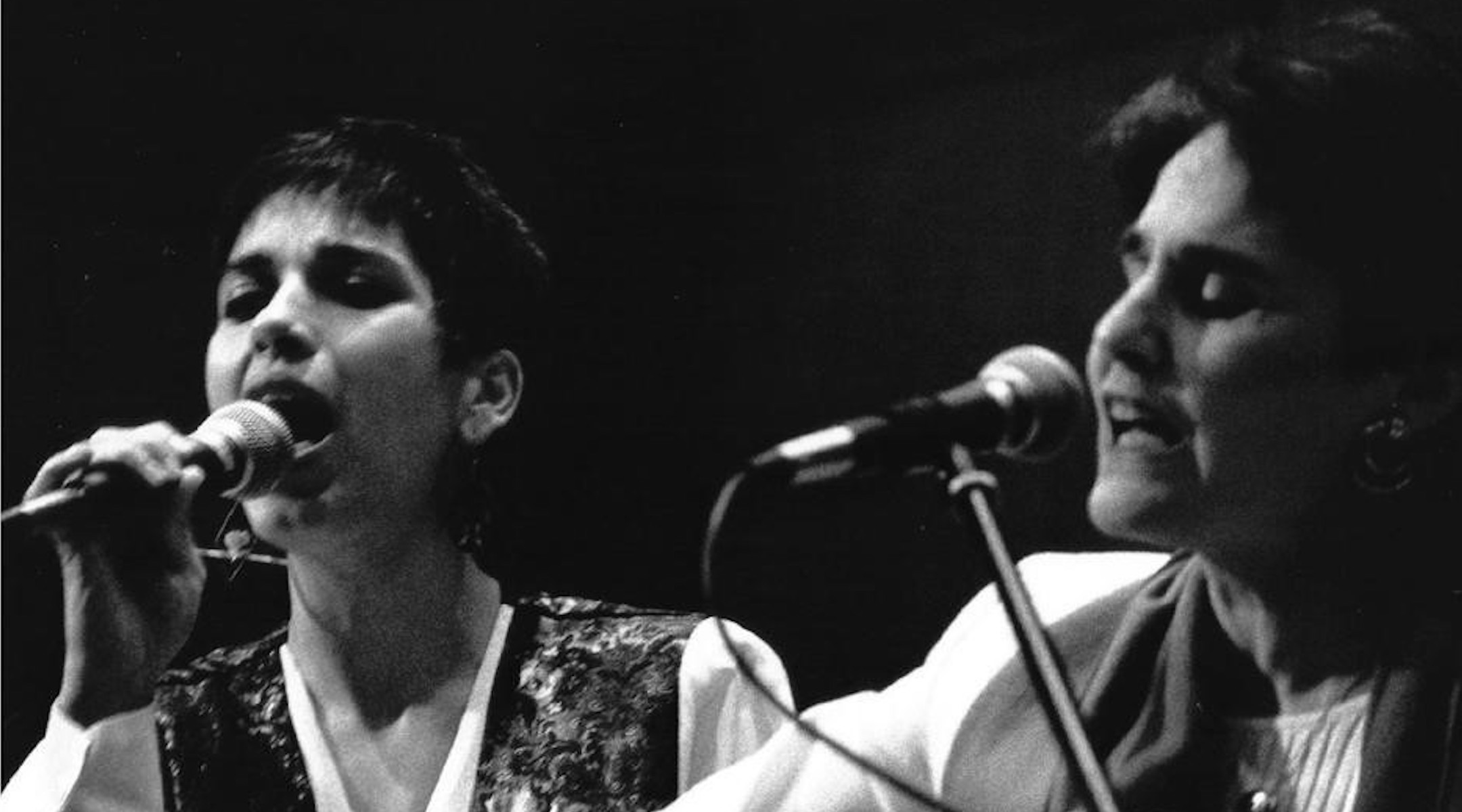 Bat Ella, left, met Debbie Friedman, right, more than 30 years ago. Today, she is trying to continue the singer’s legacy by translating her music to Hebrew and spreading her egalitarian message across Israel. (Courtesy)