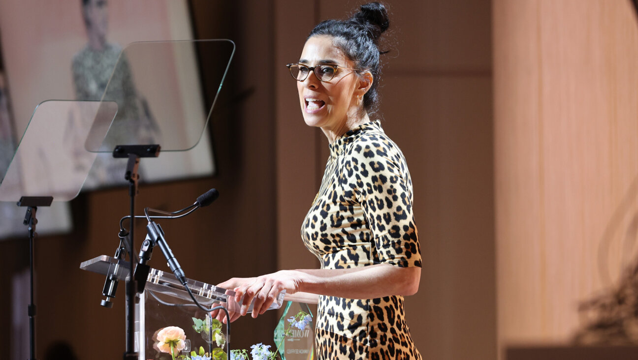Sarah Silverman speaks on stage at Variety’s 2022 Power Of Women event in New York City, May 5, 2022. (Cindy Ord/Getty Images for Variety)