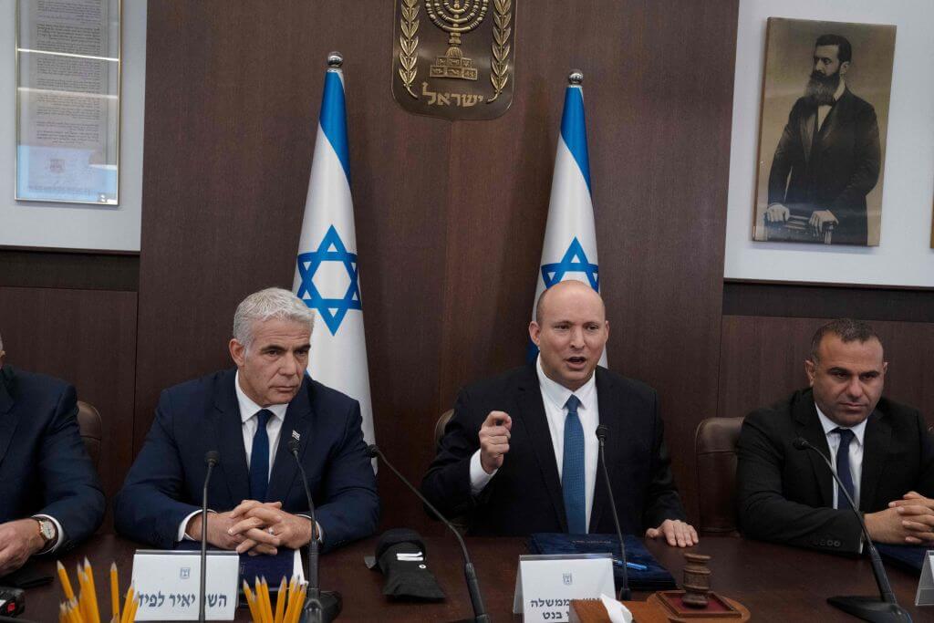 
Israeli Prime Minister Naftali Bennett at a cabinet meeting earlier this month.
