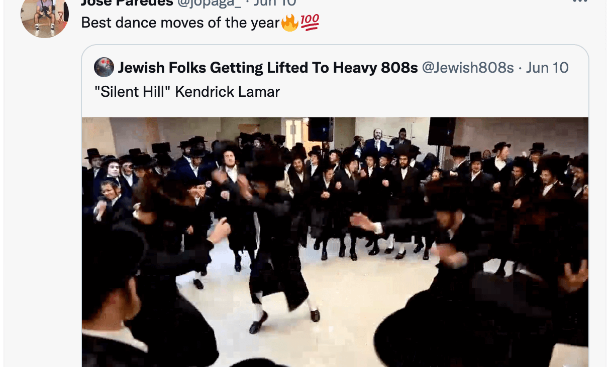 A typical reaction to a @Jewish808s video edit.