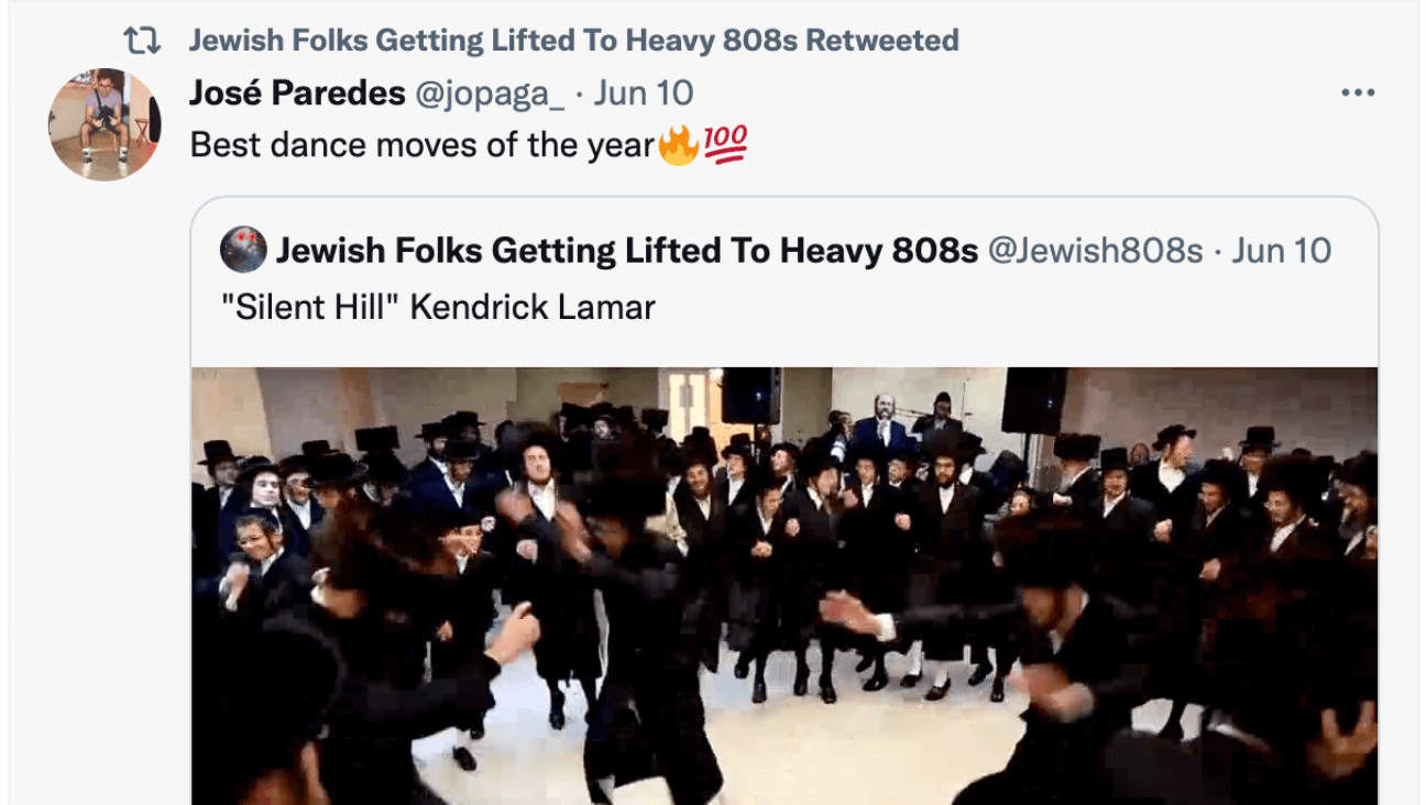 hasidic dancing meme