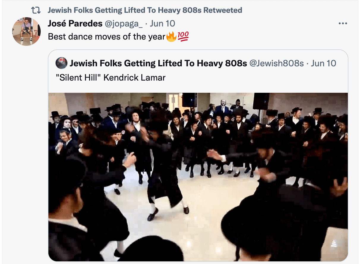 hasidic dancing meme