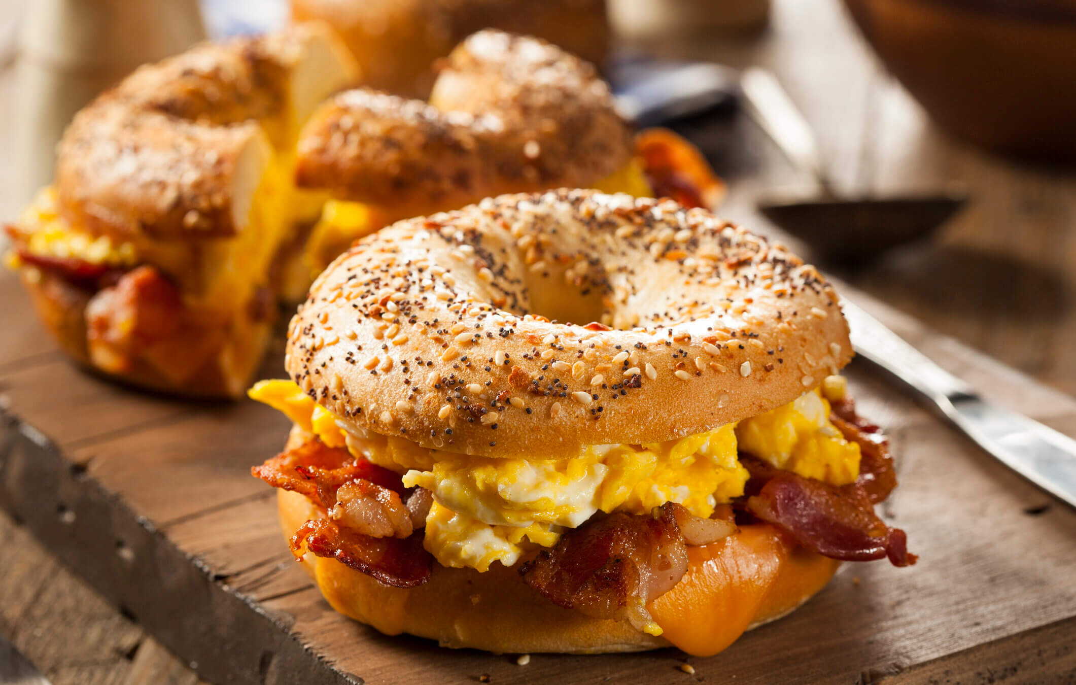 So as not to be biased, this is neither a Mendel’s nor a Schragel’s bagel, but is a stock image.