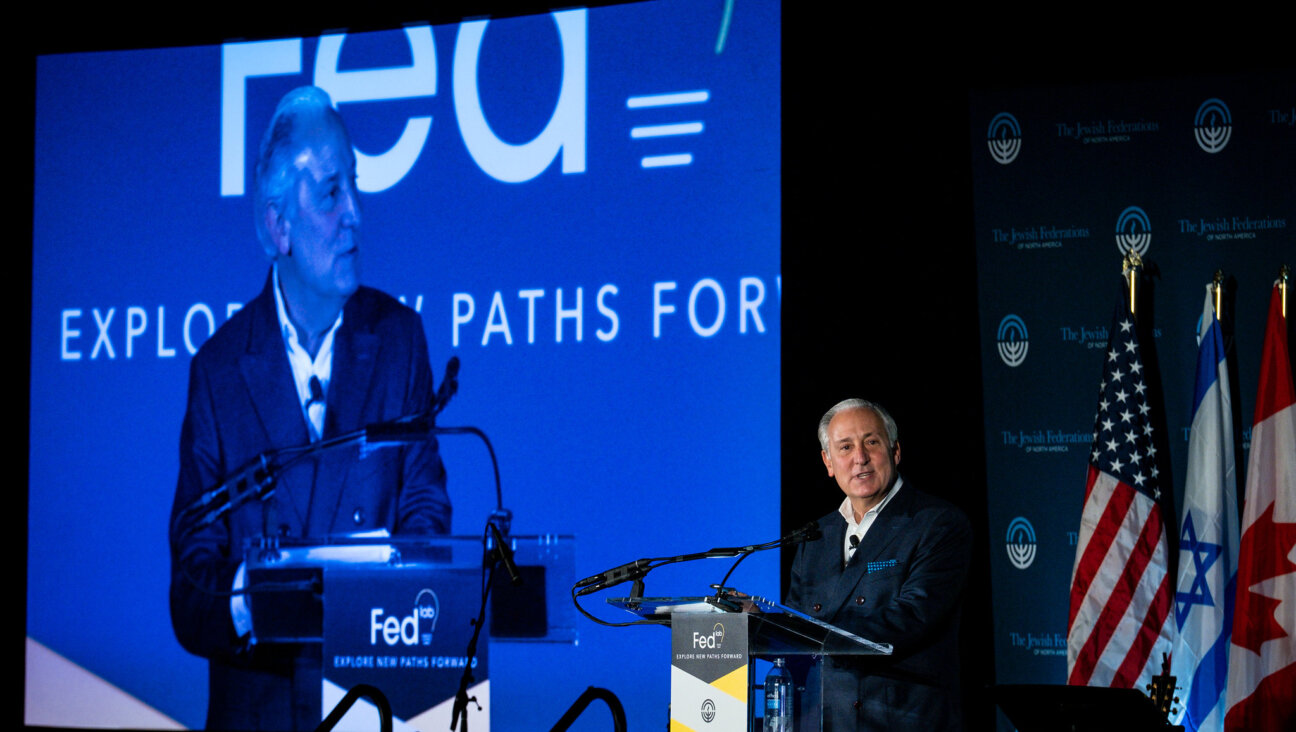 Eric Fingerhut, head of the Jewish Federations of North America, speaks at the organization’s 2019 conference. Fingerhut released a statement opposing the Supreme Court’s decision to overturn Roe v. Wade on Wednesday, nearly a month after the ruling was released.