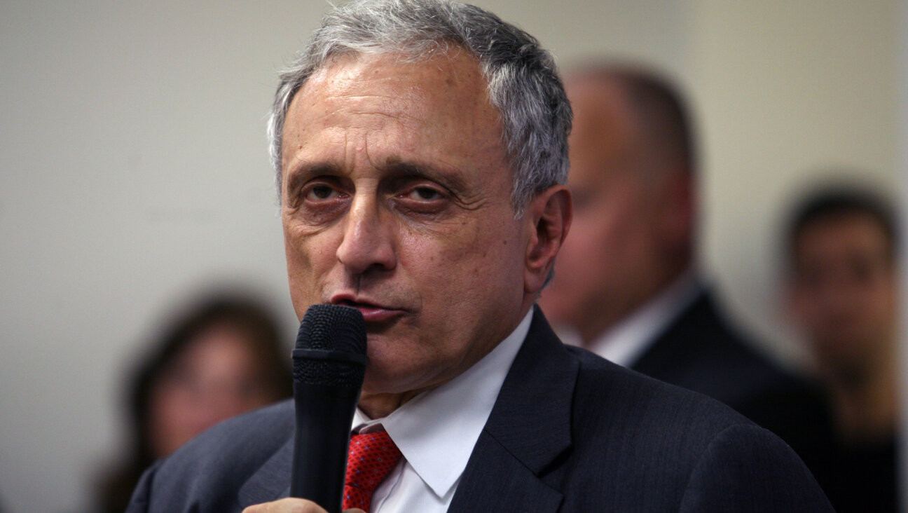 Carl Paladino speaks to his supporters at American Defense Systems, October 26, 2010.