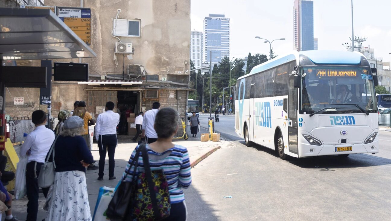 Line 288 of Tnufa bus operator, in the central ultra-Orthodox city of Bnei Brak.