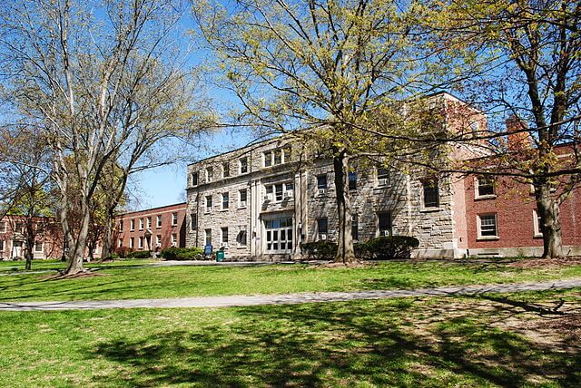 College Hall at the State University of New York at New Paltz.