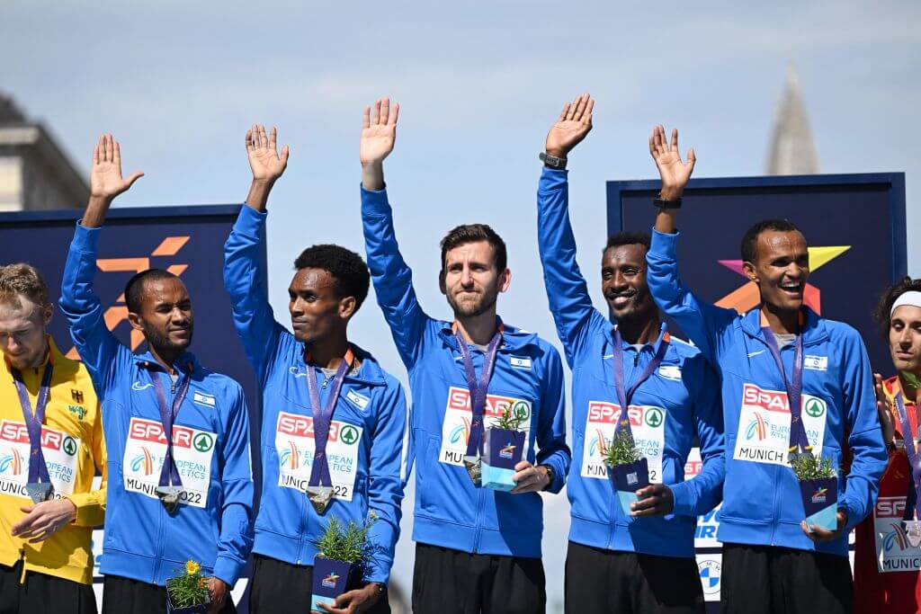 Maru Teferi, Gashau Ayale, Omer Ramon , Yimer Getahun, and Girmaw Amare won the gold medal for the team marathon event at the European Athletics Championships in Munich in August, 2022.