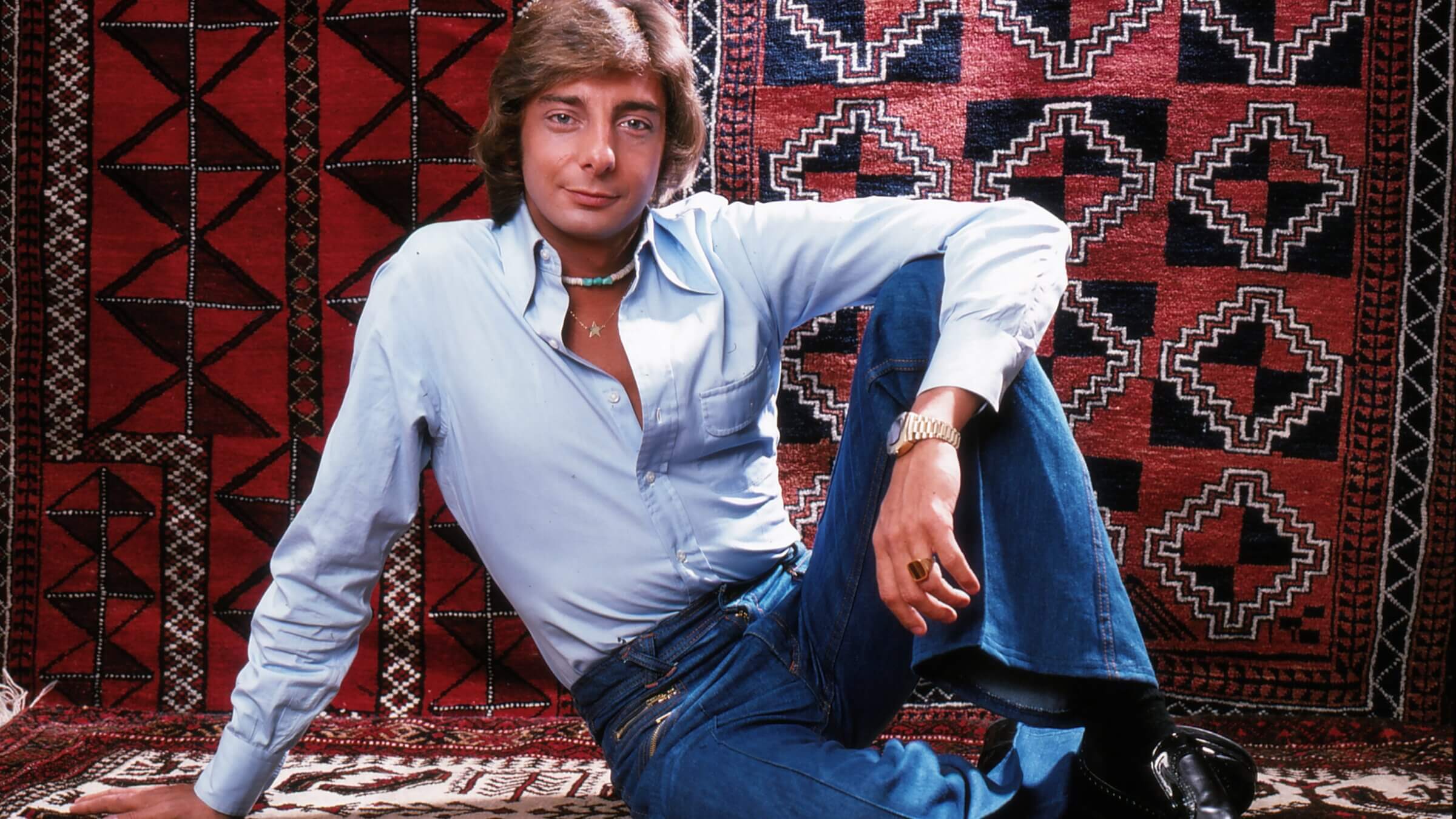 Barry Manilow in New York, circa 1976.