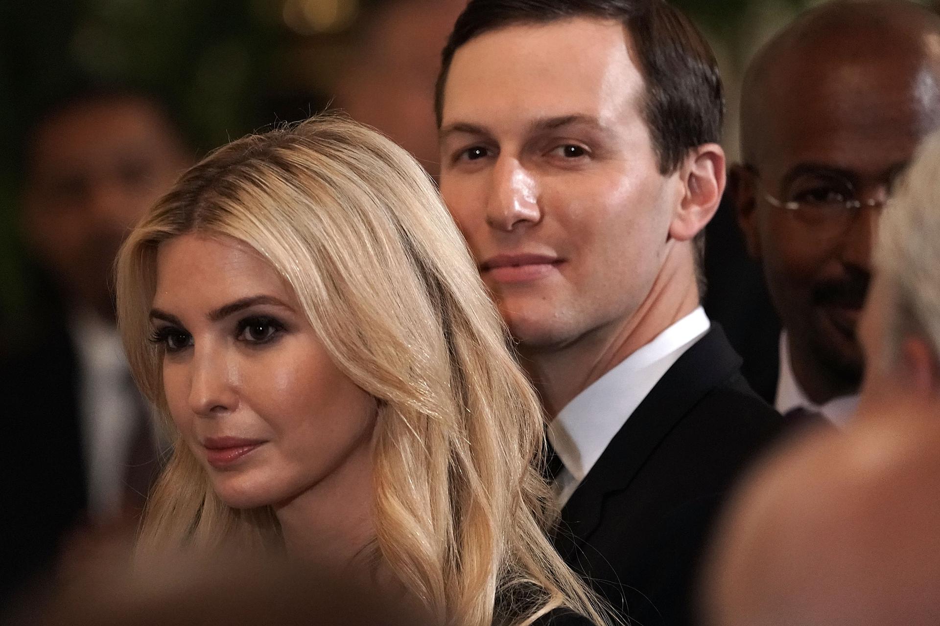 Jared Kushner and Ivanka Trump at a 2018 White House summit. (Alex Wong/Getty Images)
