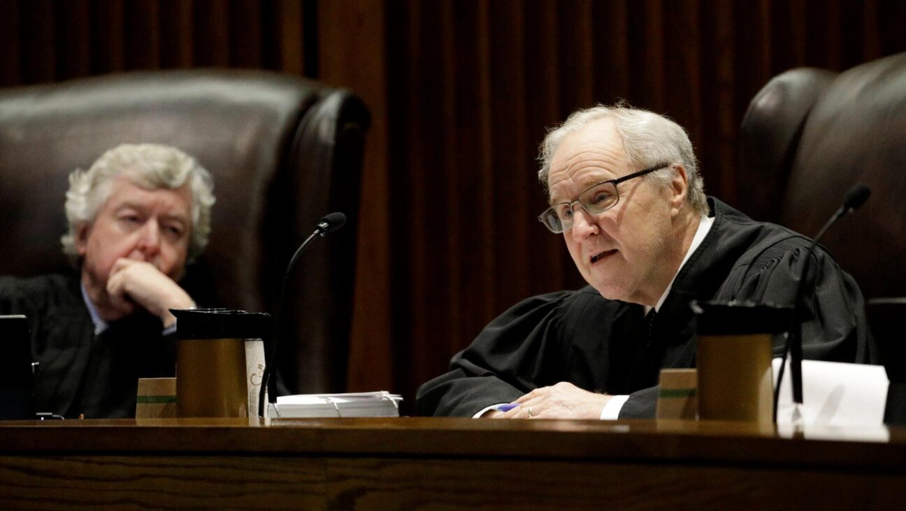 Kansas Supreme Court Justice Eric Rosen, right. (Associated Press)