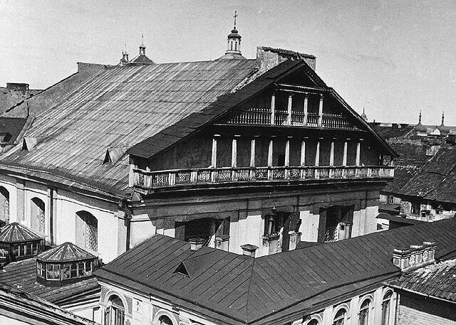 The synagogue of Vilna as seen during World War I.