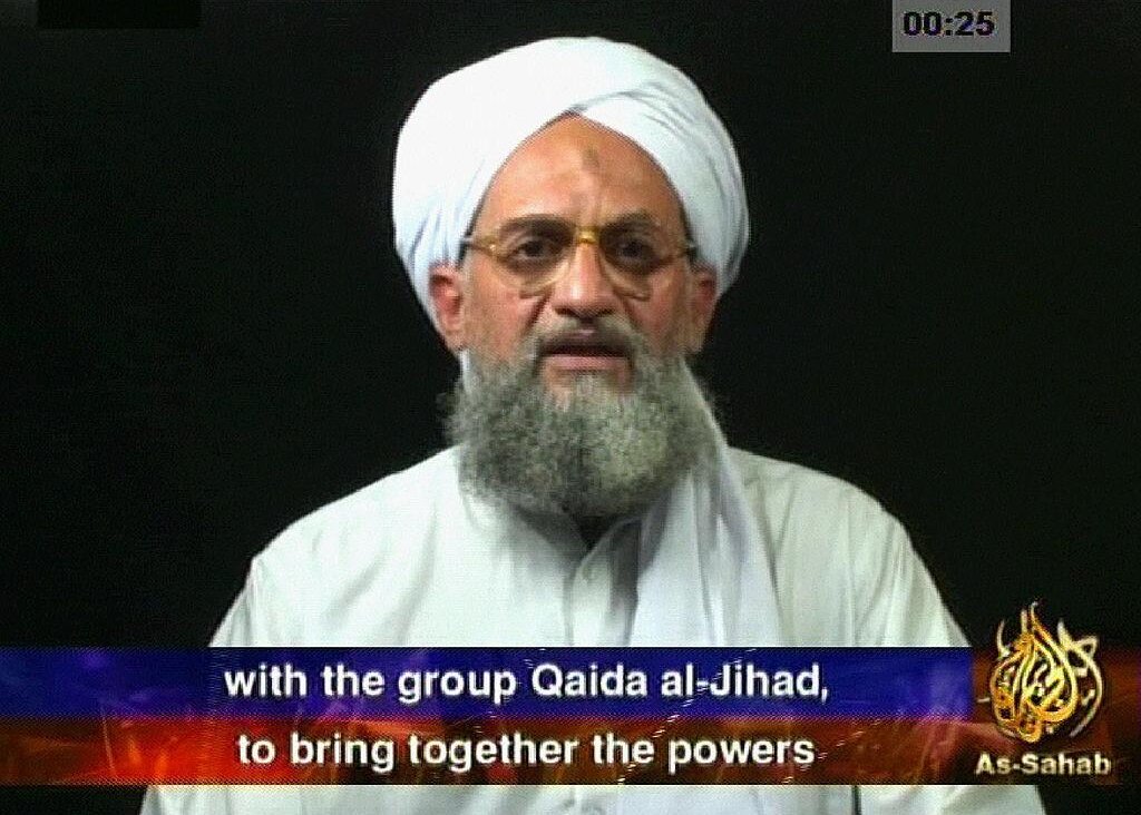 A screen grab from a videotape aired on Aug. 5, 2006 on the Qatar-based-al-Jazeera television network shows al-Qaeda second-in-command Ayman al-Zawahri at an undisclosed place and time.