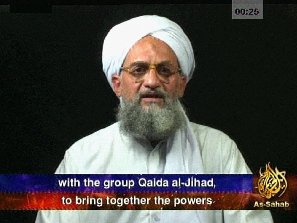 A screen grab from a videotape aired on Aug. 5, 2006 on the Qatar-based-al-Jazeera television network shows al-Qaeda second-in-command Ayman al-Zawahri at an undisclosed place and time.